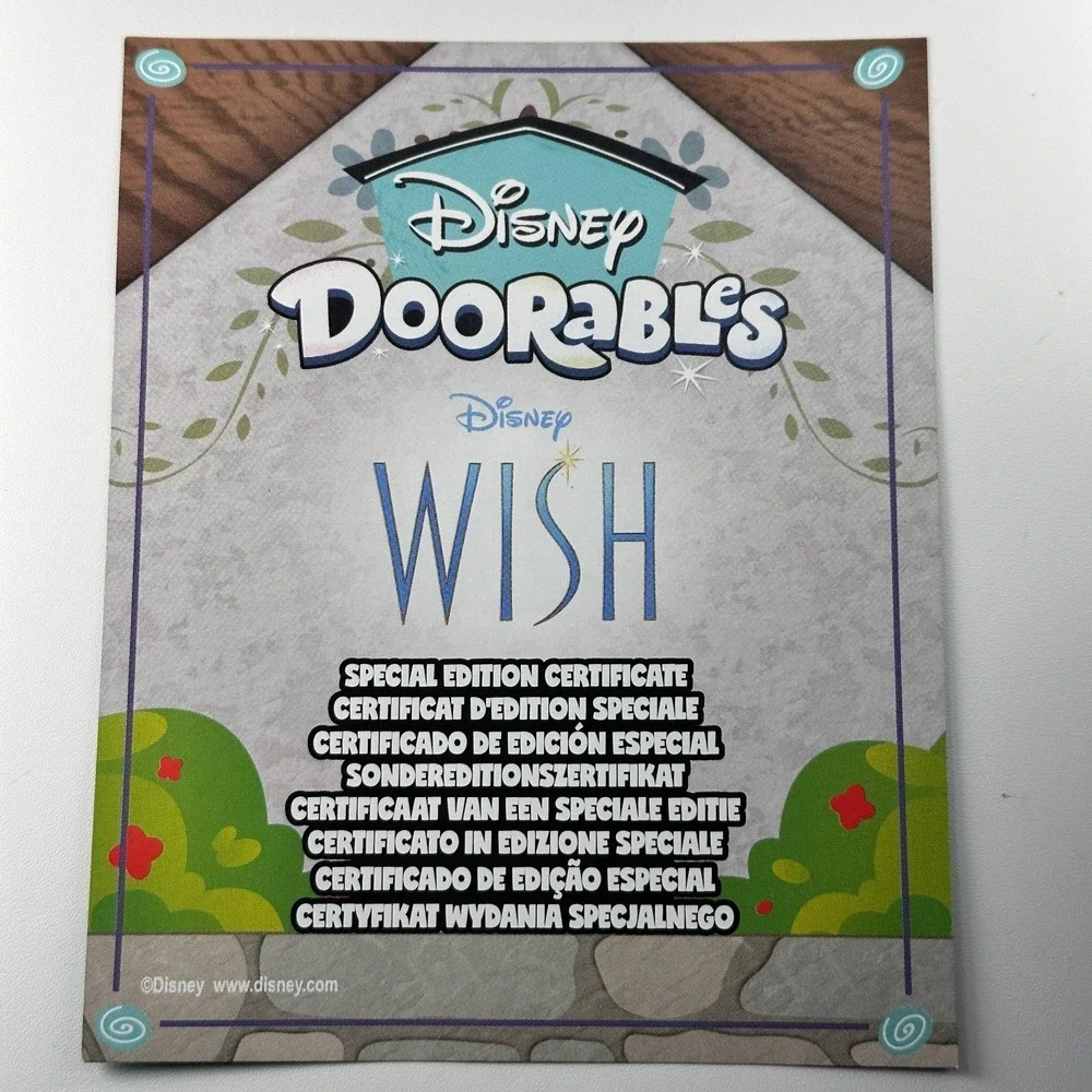 Disney Doorables WISH Complete Set of 9 Star Asha Valentino Special Edition NEW